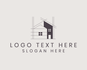 Construction Inspector - Architecture Housing Contractor logo design