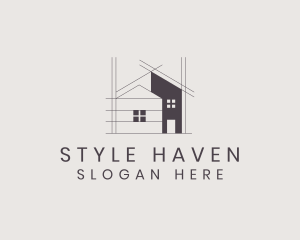 House - Architecture Housing Contractor logo design