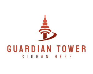 Skyscraper Tower Landmark logo design