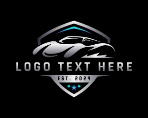 Rental - Shield Car Automotive logo design