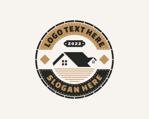 Home Improvement - House Property Roofing logo design