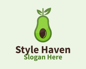 Healthy Avocado Fruit  Logo