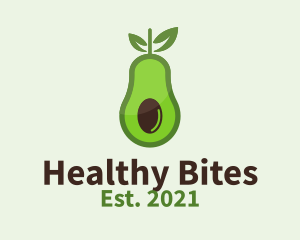 Healthy Avocado Fruit  logo design