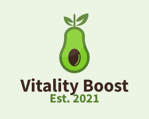 Healthy Avocado Fruit  logo design