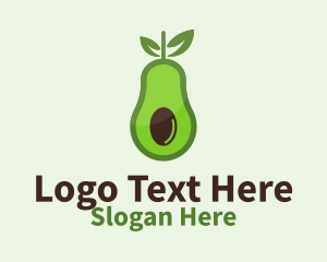 Healthy Avocado Fruit  Logo