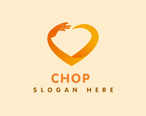 Health - Hand Heart Charity logo design