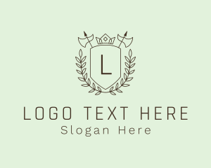Sigil - Axe Crown Shield Letter logo design