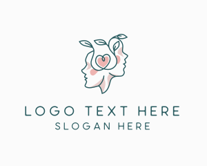 Organic Mental Care Support logo design