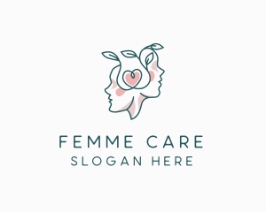 Organic Mental Care Support logo design