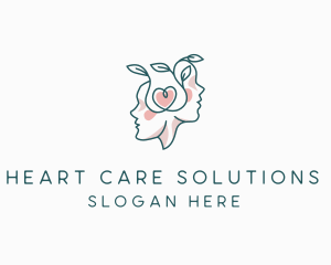 Organic Mental Care Support logo design