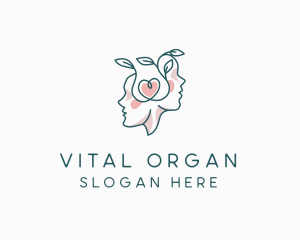 Organic Mental Care Support logo design