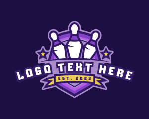 Emblem - Bowling Club Tournament logo design