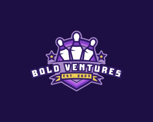 Bowling Star Tournament logo design