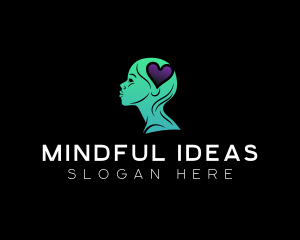 Love Mental Health Therapy logo design