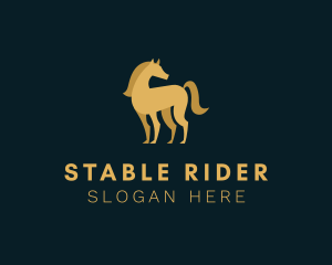 Horseman - Luxury Horse Rider logo design