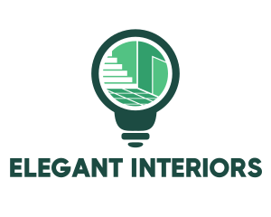 Interior - Interior Light Bulb logo design