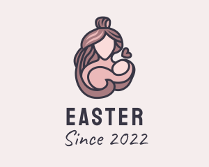 Family - Mother & Baby Love logo design
