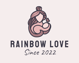 Mother & Baby Love logo design