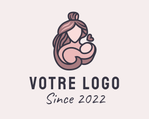 Midwife - Mother & Baby Love logo design