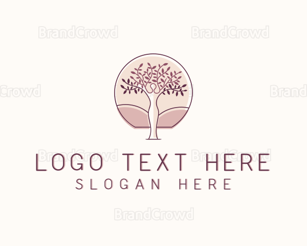 Nature Feminine Woman Tree Logo