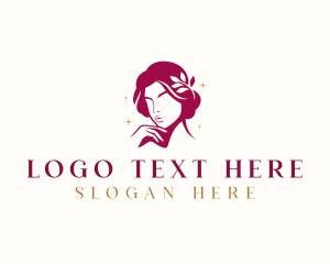 Leaf - Woman Wellness Beauty logo design