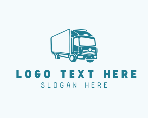 Courier - Supply Delivery Truck logo design