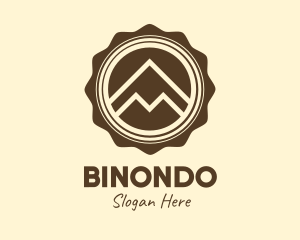 Outdoor Mountain Badge Logo