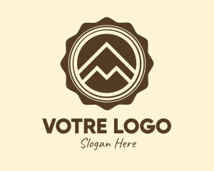 Vacation - Outdoor Mountain Badge logo design