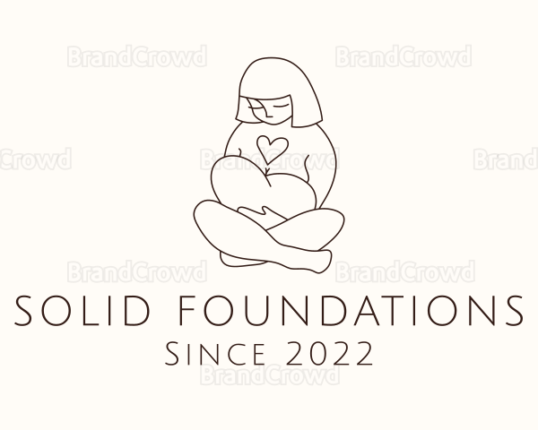 Heart Mother Child Logo
