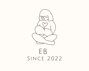 Baby - Heart Mother Child logo design