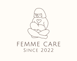 Gynecologist - Heart Mother Child logo design