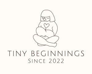 Neonatal - Heart Mother Child logo design