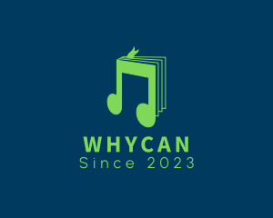 Music Note - Musical Audio Book App logo design
