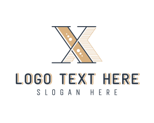 Vintage - Professional Minimalist Letter X logo design