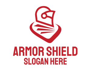 Red Knight Armor logo design