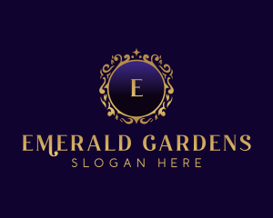 Ornament Floral Event logo design