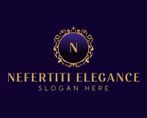 Ornament Floral Event logo design