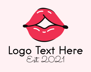 Stylistic - Lip Gloss Cosmetics logo design