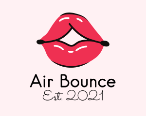 Pouty Lip Gloss  logo design