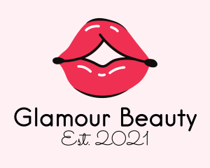 Cosmetic - Lip Gloss Cosmetics logo design