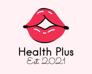 Pouty Lip Gloss  logo design