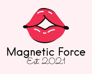 Pouty Lip Gloss  logo design