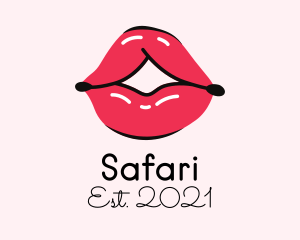 Adult - Lip Gloss Cosmetics logo design