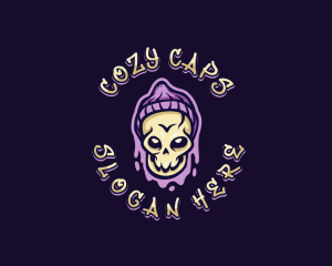 Beanie - Skull Skeleton Beanie logo design
