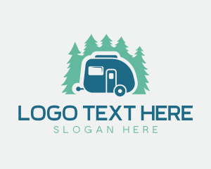 Trailer - Caravan Trailer Adventure logo design