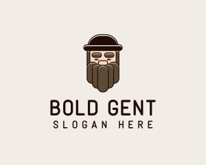 Old Man Beard logo design