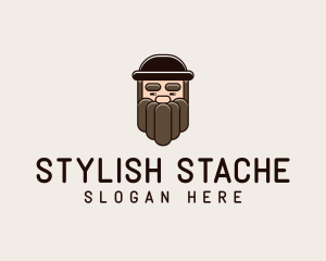 Old Man Beard logo design