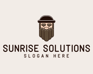 Old Man Beard logo design