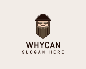 Guy - Old Man Beard logo design