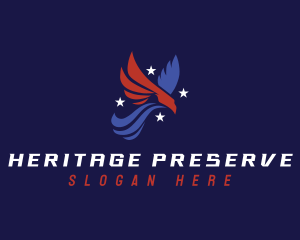 Eagle American Patriot logo design